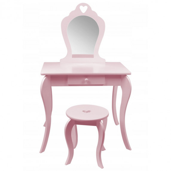 Fésülködő asztal gyerekeknek Inlea4Fun PHO0403 - rózsaszín 