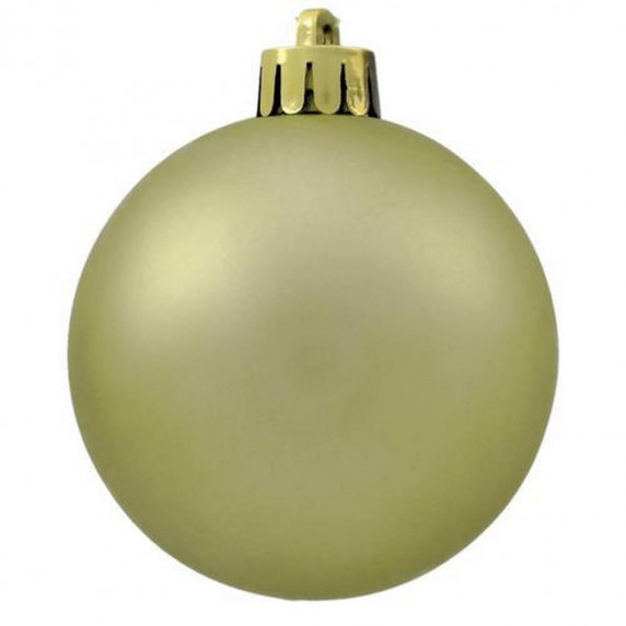 Karácsonyfa dísz szett 80 darab gömb Inlea4Fun  - Arany