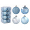 Karácsonyfa dísz szett 16 darab 5 cm Inlea4Fun - Kék