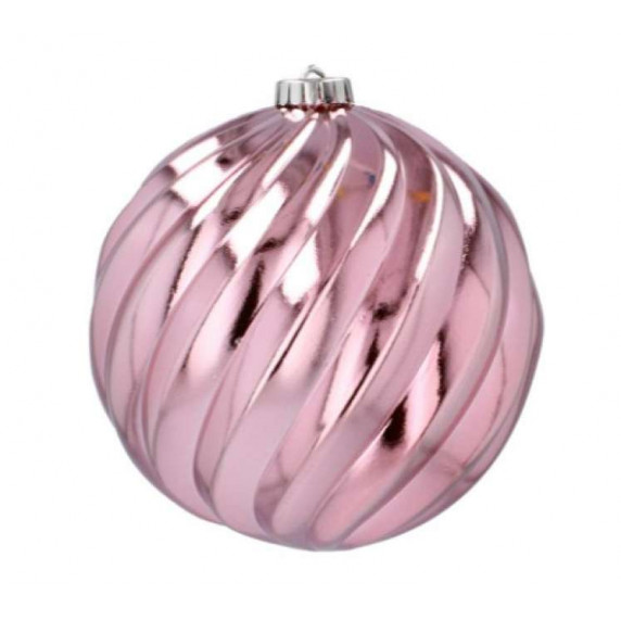 Karácsonyfa dísz 15 cm Inlea4Fun - Rózsaszín