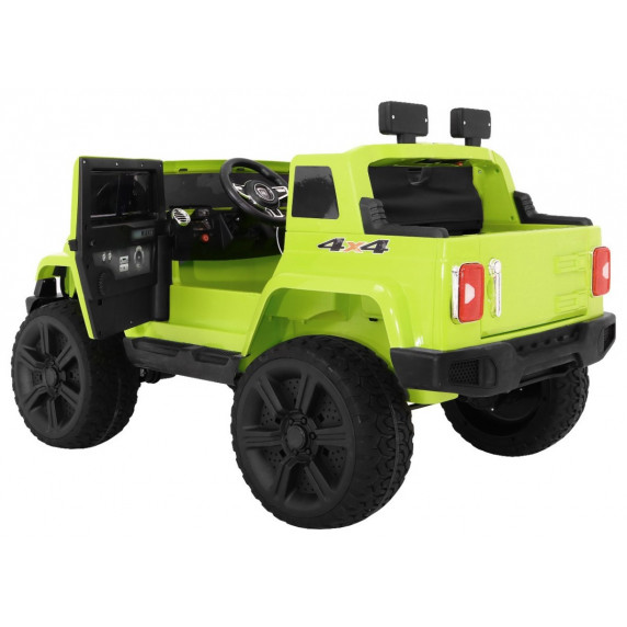 Elektromos kisautó  Mighty Jeep 4x4 Inlea4Fun - Zöld