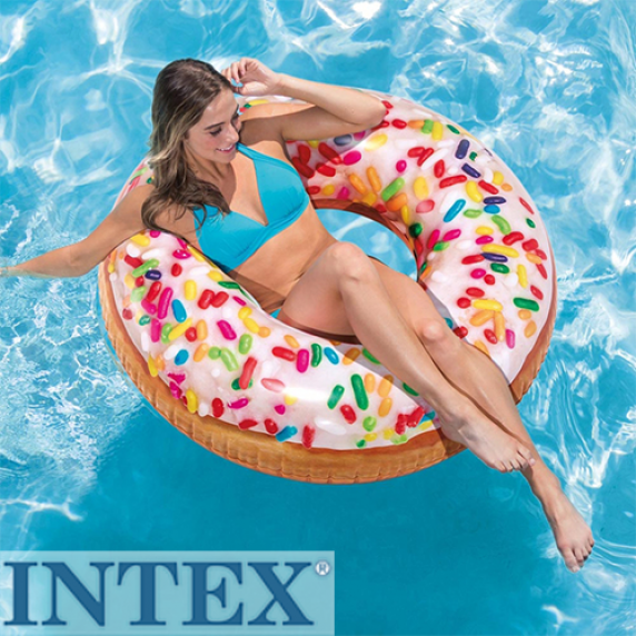 Felfújható matrac fánk INTEX Sprinkle Donut
