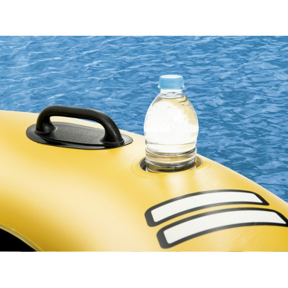 BESTWAY 43113 kétszemélyes felfújható úszófotel - Sárga