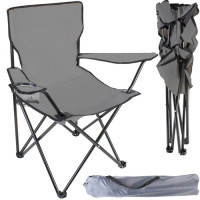 Összecsukható kemping szék MALATEC Relax - Szürke - 10071 