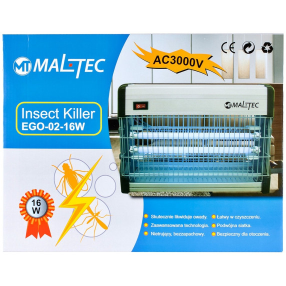 Elektromos rovarcsapda  MalTec EGO-02-16W