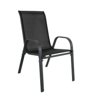 Kerti szék Linder Exclusiv MC330880 STAPEL - Fekete 