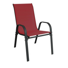 Kerti szék  Linder Exclusiv MC330885 STAPEL - sötétpiros Előnézet