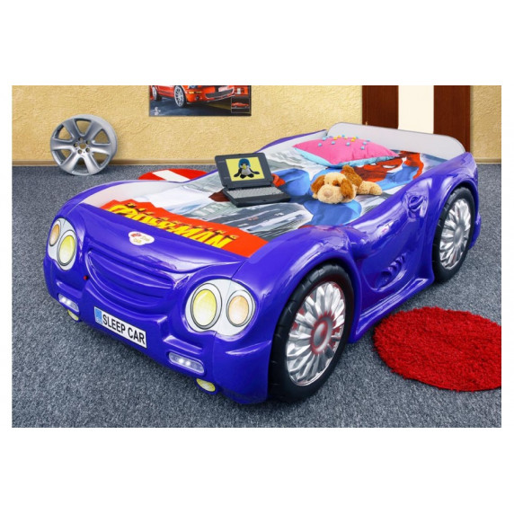 Gyerekágy Sleepcar Inlea4Fun - Kék