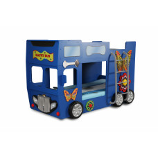 Gyerekágy Happy Bus Inlea4Fun  - Kék Előnézet