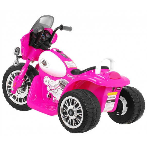 Elektromos kismotor Chopper - Rózsaszín