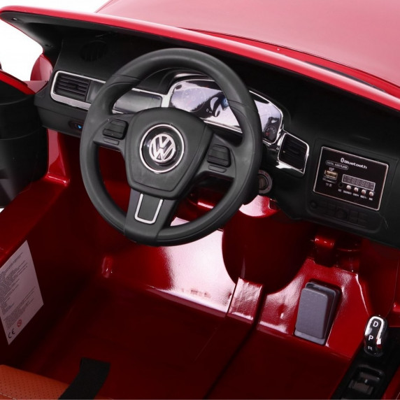 ELektromos kisautó Volkswagen Touareg lakozott - Piros