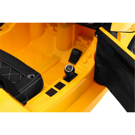 Elektromos kisautó AUDI R8 Spyder RS EVA - Sárga