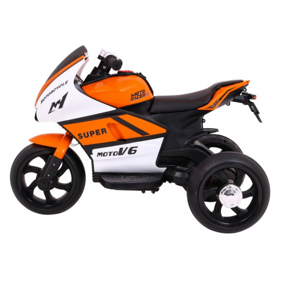 Elektromos háromkerekű SUPER Motorcycle  - narancssárga