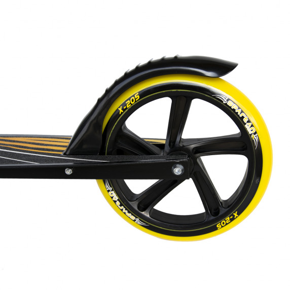 Roller SPARTAN Jumbo 205 mm - Fekete/sárga